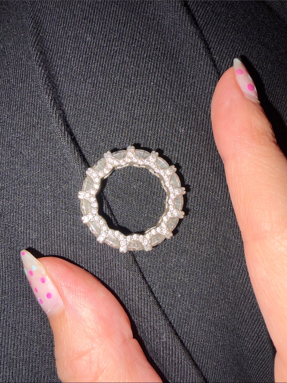 Italio jewelry eternity ring size 8